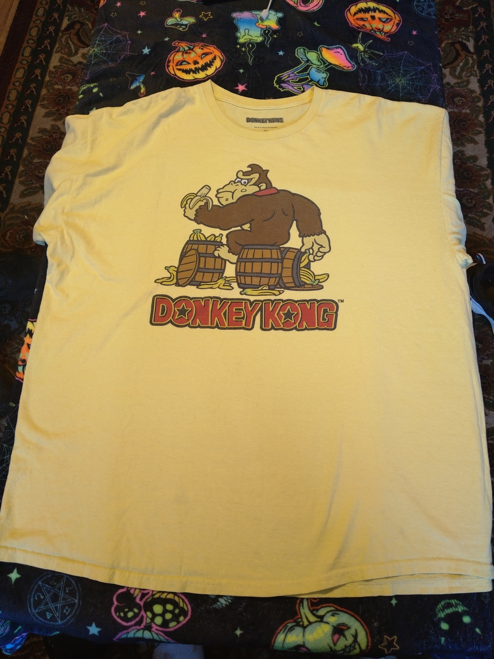Officially Licensed Nintendo Donkey Kong Shirt Yellow